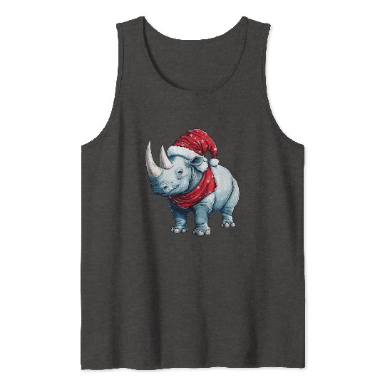 Rhinos Christmas Tank Tops