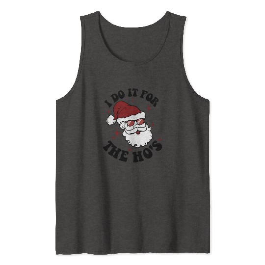 Santa Christmas, Christmas Retro Tank Tops