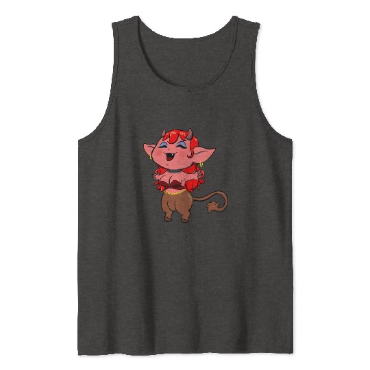 Chibi Demon Tank Tops