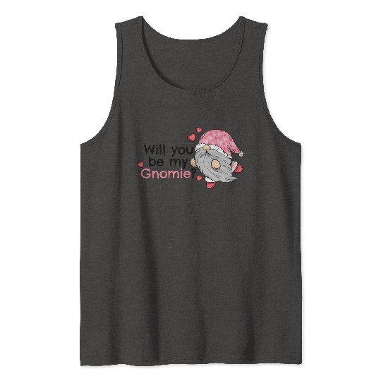 Gnomes Valentines Revelin, Valentines Retro Tank Tops