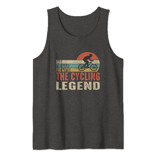 Dad: The Man, The Myth, The Legend - Bold Design Tank Tops