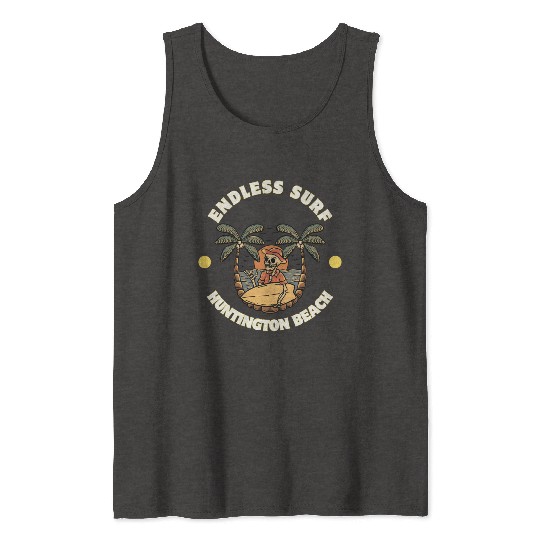 Huntington Beach Endless Surf Tank Tops