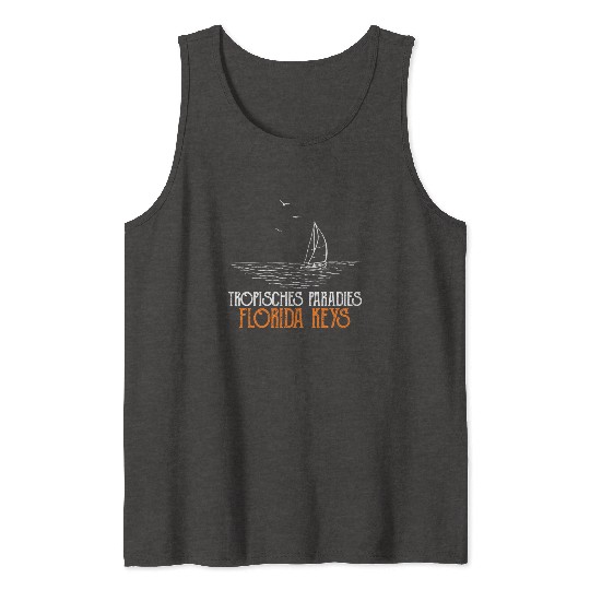 West Keys TROPICAL PARADISE FLORIDA KEYS Tank Tops