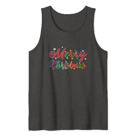 Holly Jolly Holidays : Merry Christmas Tank Tops