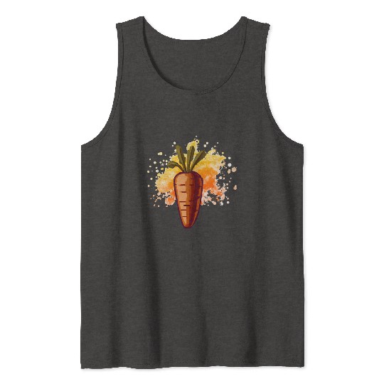 Vegetarian Veganer Carrot Tank Tops