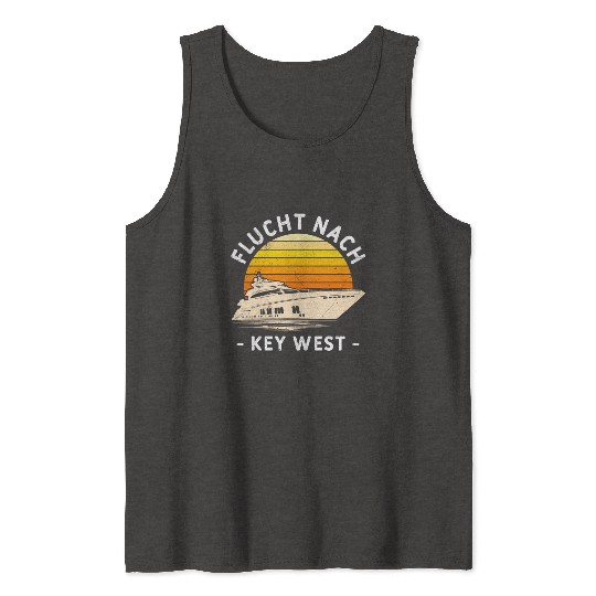Florida ESCAPE TO KEY-WEST Sailing Florida Tank Tops