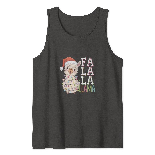 Fa La La Llama Tank Tops