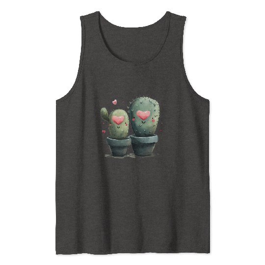 Valentines Retro, Happy Valentine Day Tank Tops
