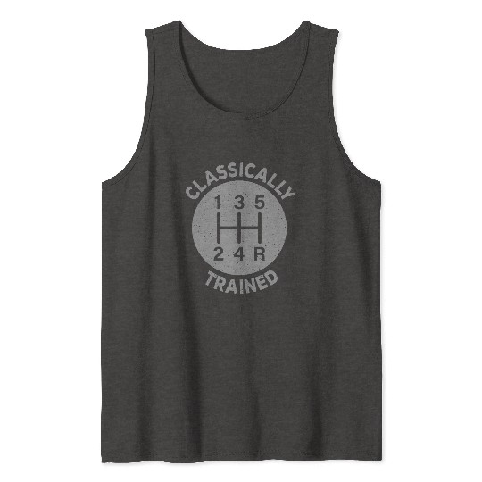 Vintage Classically Trained-Stick Shift Tank Tops
