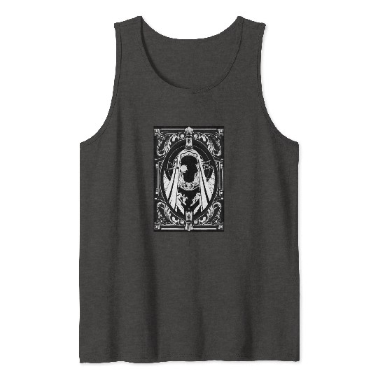 Saint Robot Art Nouveau Tank Tops