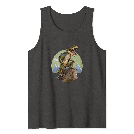 Crocodile hiking / mountaineering crocodiles Tank Tops
