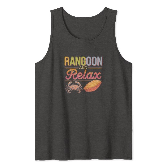 Crab Rangoon Lover American Chinese Sea Food Tank Tops