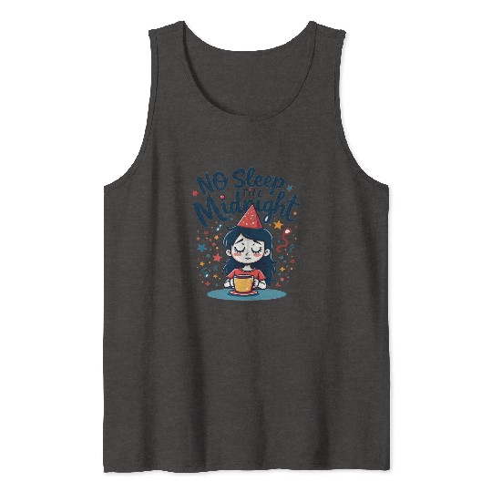 No Sleep Till Midnight Tank Tops