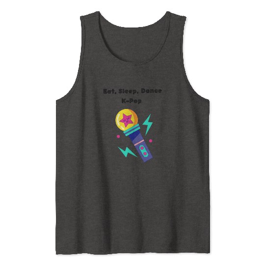 Eat Sleep Dance K-Pop Tank Tops