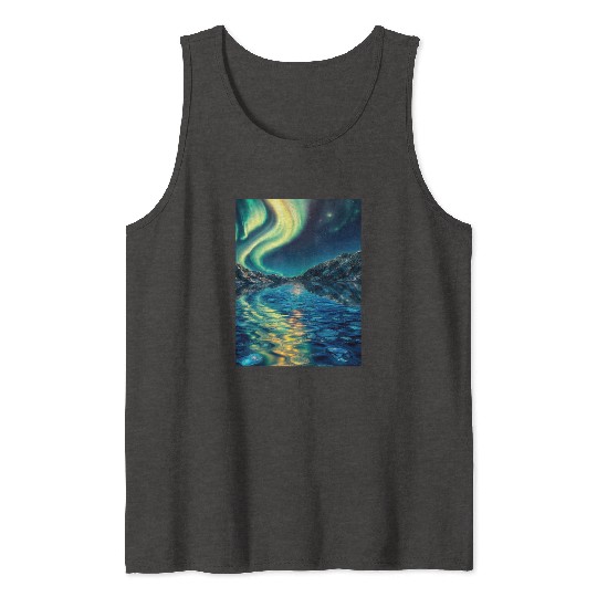 Crystal Lake of Aurora Tank Tops