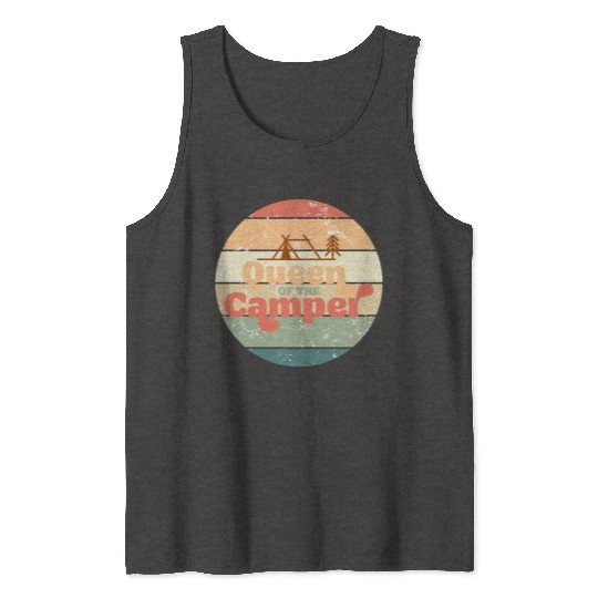 Queen Of The Camper Tank Tops