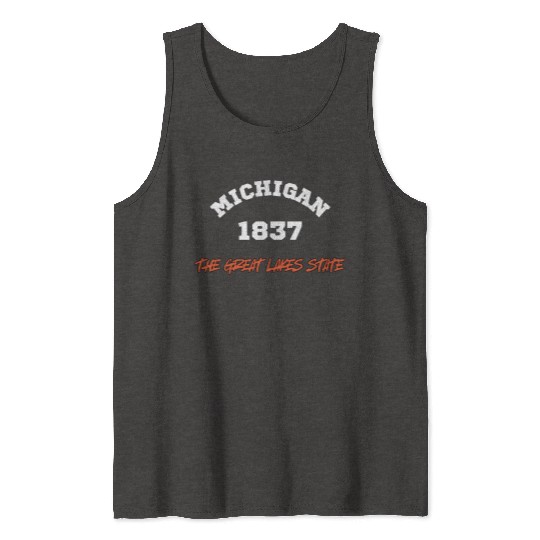 SAILING STRONG IN THE GREAT LAKES STATE Tank Tops
