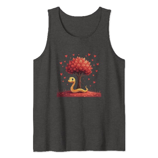 I love my snake heart tree Tank Tops