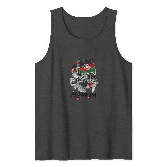 Kabul Store Afghanistan Urban View Tank Tops