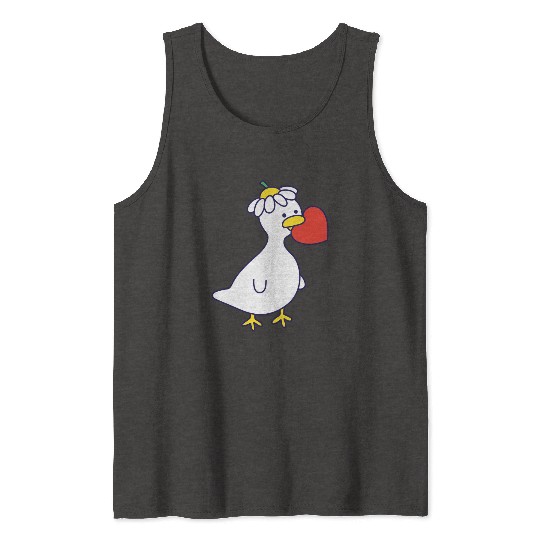 Silly Goose in Love Tank Tops