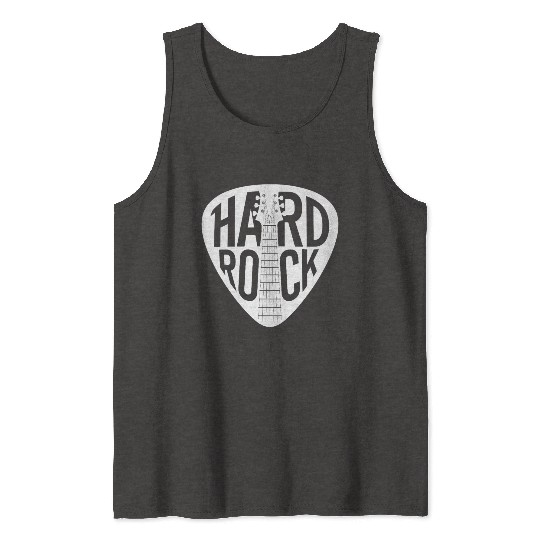Hard Rock Guitar Pick Tank Tops
