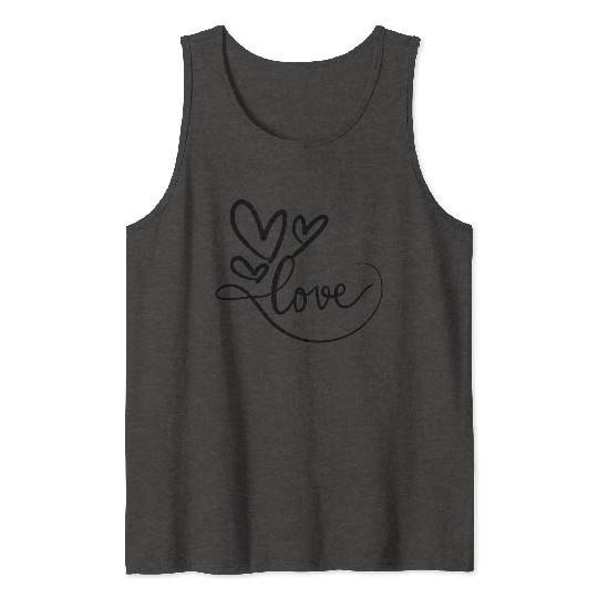 all we need is Love in valentine Tank Tops