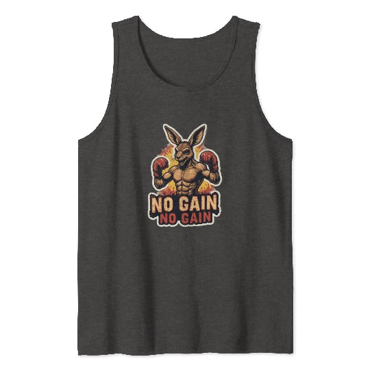 Kangaroo Kickboxing Gym Tank Tops