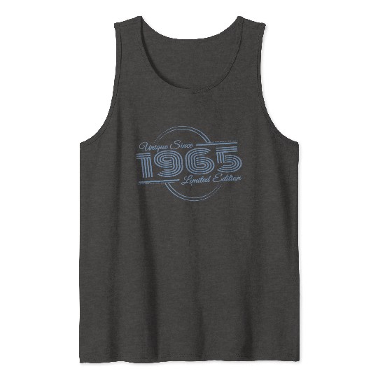 60th Birthday Retro 1965 Limited Edition Tank Tops