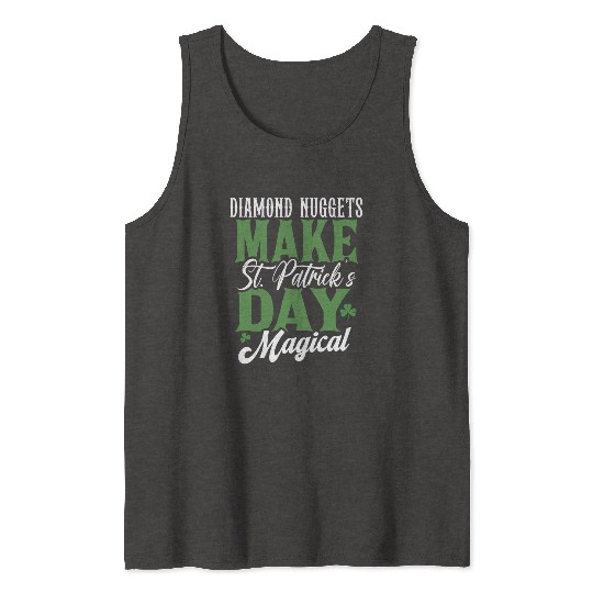 Diamond Nuggets Make St Patricks Day Magical Tank Tops