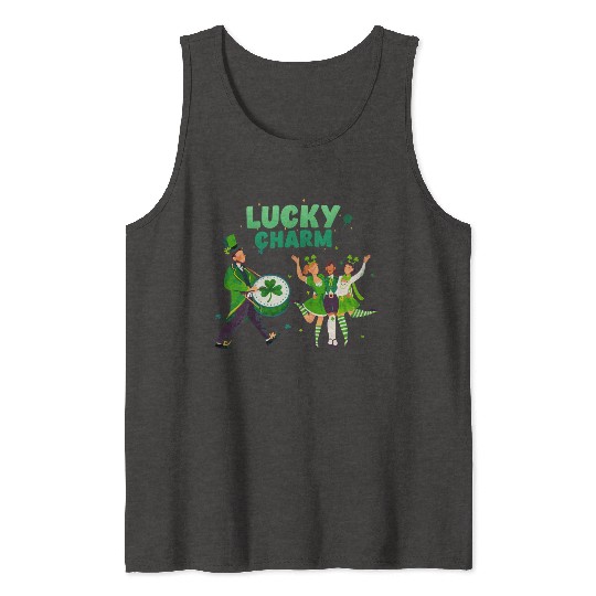 Lucky Charm Unisex Lightweight Crewneck Tank Tops