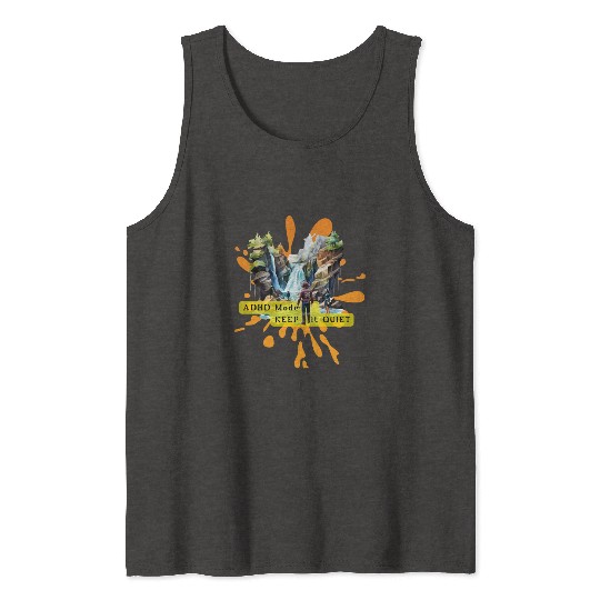 NEURODIVERGENT adhd noise Tank Tops