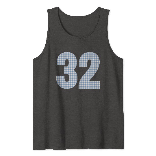 ️ Oversized Gingham 32 ️ Tank Tops