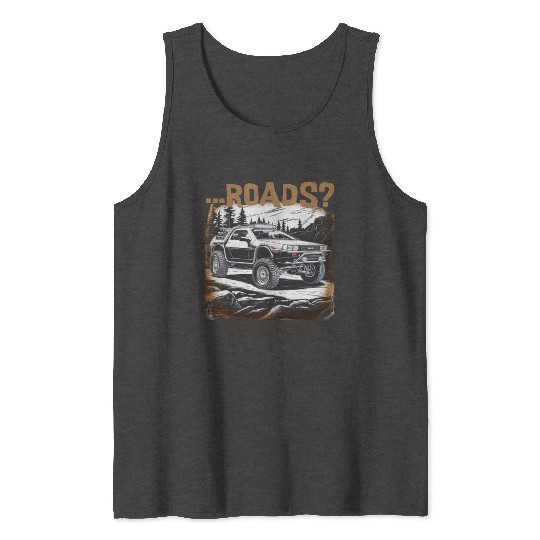 Off-road Delorean Tank Tops