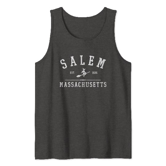 Salem Massachusetts Est 1626 Tank Tops