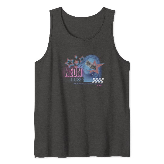 Neon Goddess Y2K Tank Tops Design