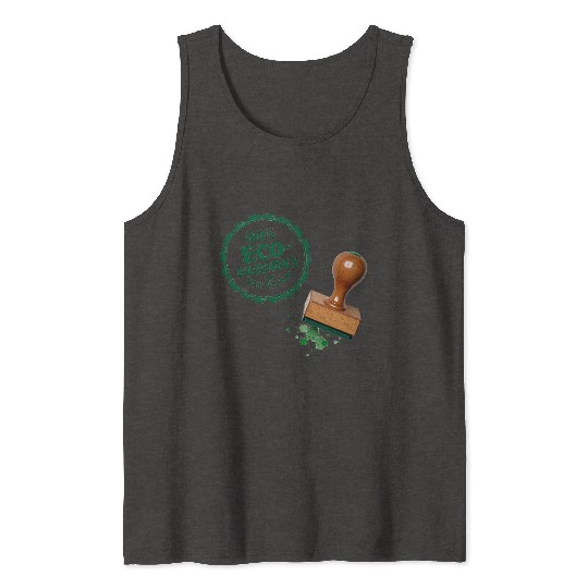 100% Eco-Friendly Stamp Tank Tops