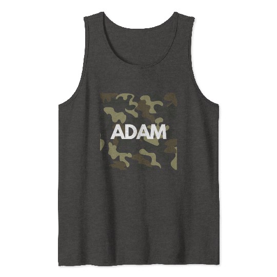 Adam Name Tank Tops Men Good Quality Camouflage