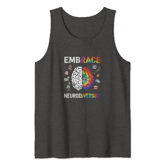 Embrace Neurodiversity Autism Awareness Tank Tops