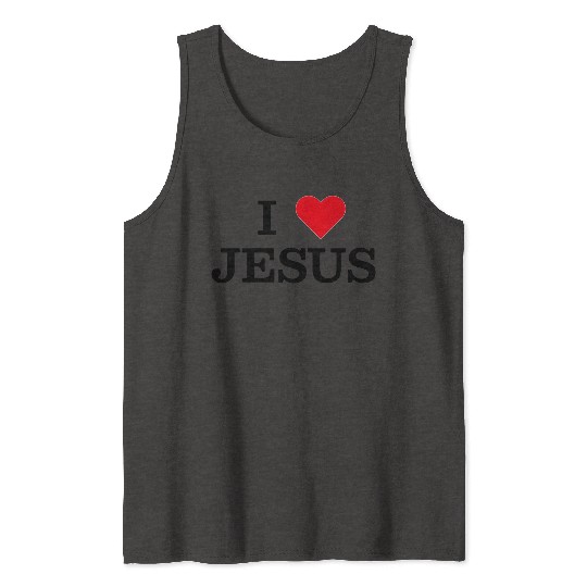 I Heart Jesus Tank Tops