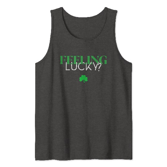 Feeling Lucky With Clover Tank Tops