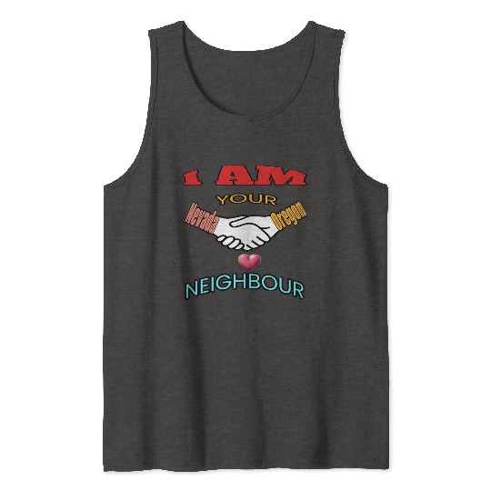 I AM YOUR NEIGHOUR NEVADA AND OREGON Tank Tops