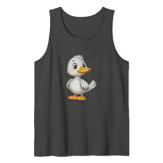 White duck Tank Tops