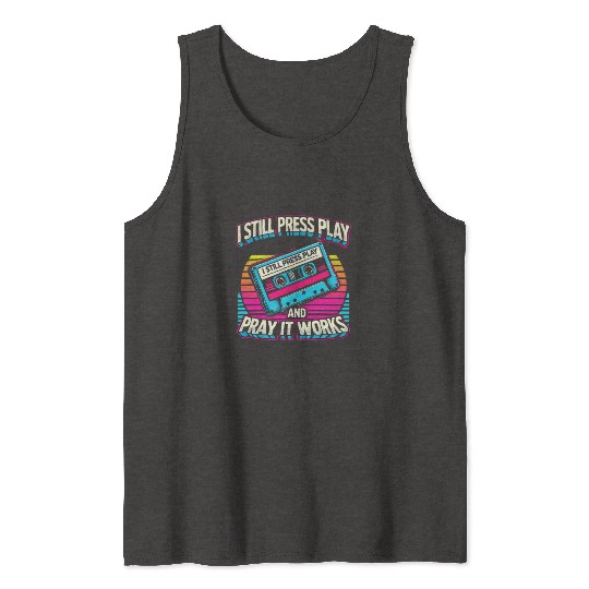 Retro Cassette Tape Tank Tops