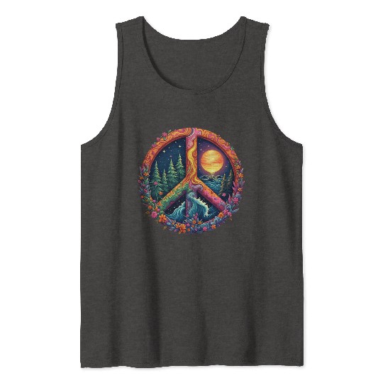 Peace on Earth Tank Tops