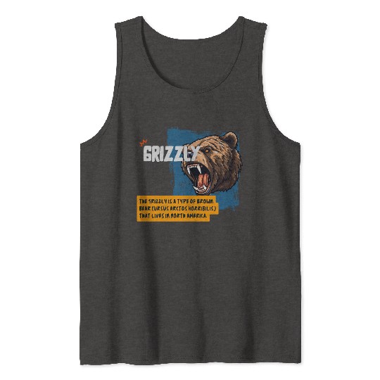 grizzly Tank Tops
