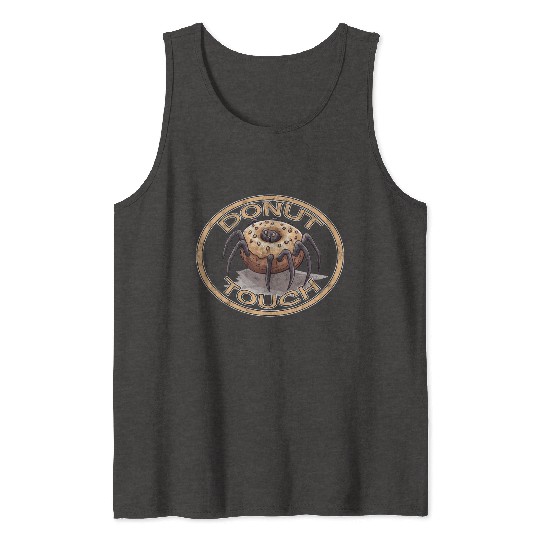 Donut Spider Funny Pun Tank Tops