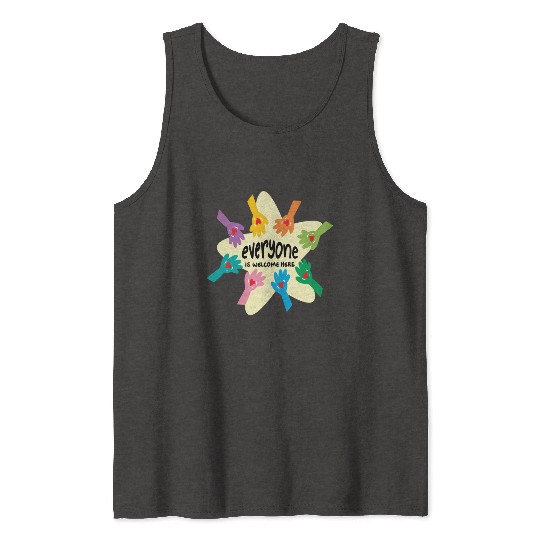 Everyone Is Welcome, Idaho Teacher, teacher, idaho Tank Tops