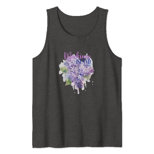 Mackinac Island Michigan Lilacs Lilac Festival Sta Tank Tops