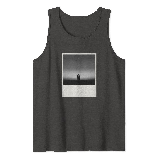 Starry Night Embrace Couple Polaroid Tank Tops
