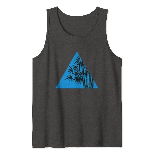 A Blue Triangle and Bamboo Tank Tops